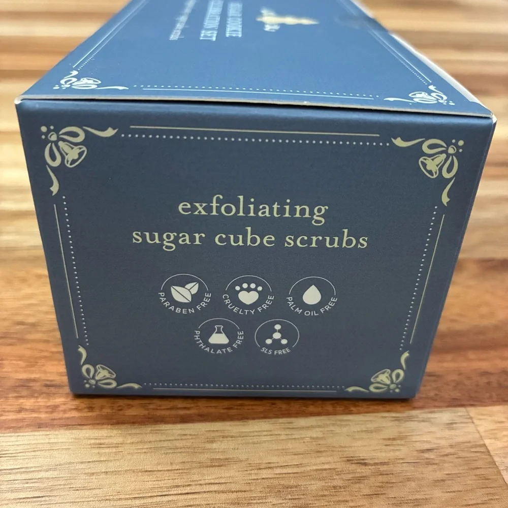 Joon X Moon Sugar Cookie Whipped Soap & Sugar Cube Scrubs Set New in Sealed Box